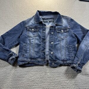 Maurices Women's‎ Cropped Denim Jacket Size Medium
